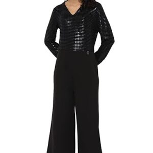 Allen Solly Women's Polyester Classic Ankle Length Dress