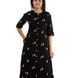 Pistaa's Women's Cotton Printed Kurta with Plus Size's