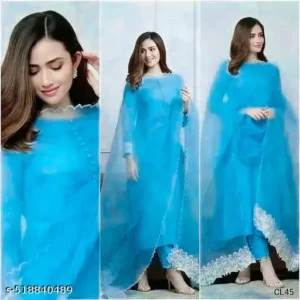 SUJI COTTON KURTI AND PENT