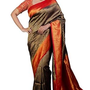Tanchui Brocade Work Katan Silk Saree