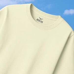 NOBERO Men's Cotton Oversized Fit Graphic Print T-Shirt