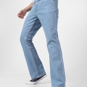 Urbano Fashion Men's Stretch Fit Mid Rise Washed Bootcut Jeans Stretchable