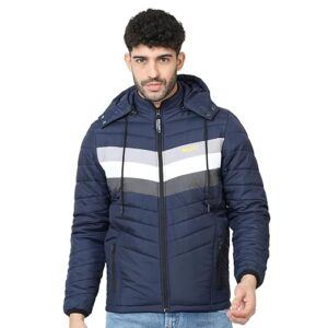 Boldfit Jacket For Men Winter Wear Puffer Standard Length Jacket For Men Monsoon Winter Wear For Men Hooded Winter Jackets For Men Padded Bomber Jacket For Men Full Sleeve Men's