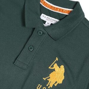 . POLO ASSN. Men Cotton Solid Regular Fit Polo Shirt