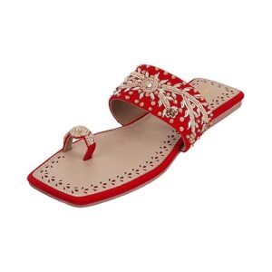 Mochi Women Ethnic Flat Chappal